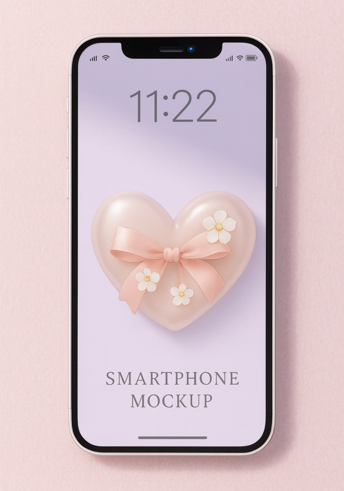 【Mini9】リボン×宝石×ガーリー透明ハート素材|9点セット