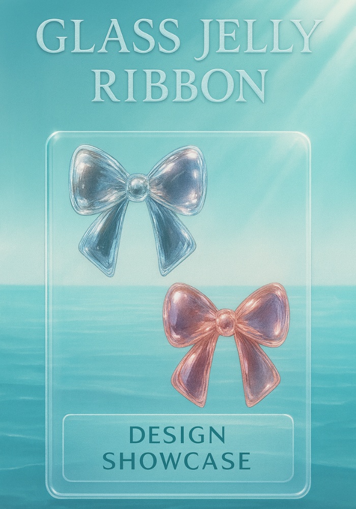 【Mini9】ガラスジェリーリボン素材|9点セット