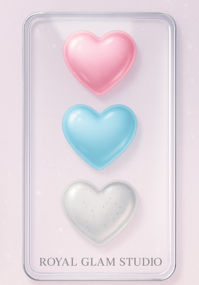 【Mini9】うるちゅるハート素材|9点セット