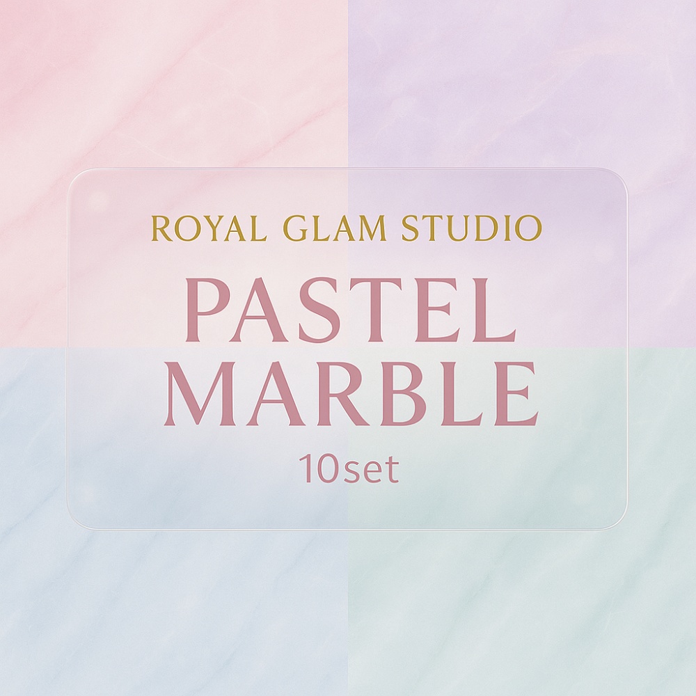 パステル大理石 背景素材|10点セット|Royal Glam Studio【高級ガーリー/淡色パステル/商用利用OK】