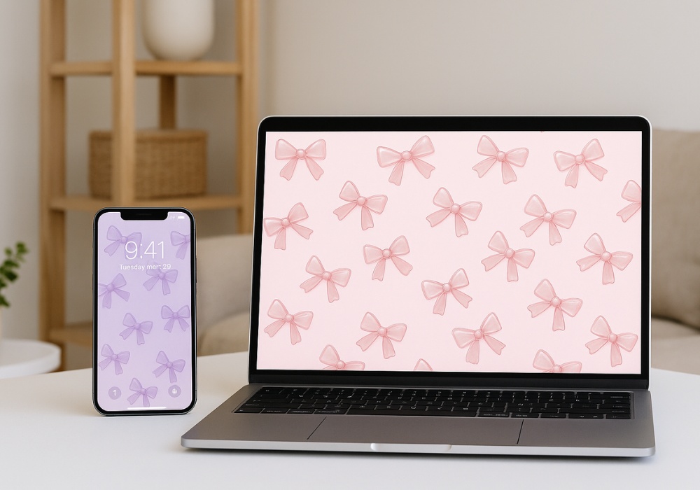 ガラスリボン素材&リボン背景14点セット|パステル背景5種+リボン9種|キラキラ透明・可愛いデザイン