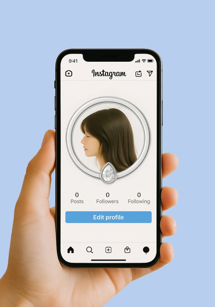 【アイコンリング】シルバー|透過PNG|4点セット|パール・ダイヤ・ミニストーン・ティアドロップ|上品ミニマル