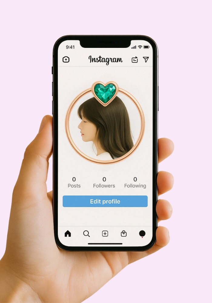 ピンクゴールド アイコンリング 4点セット ハート・パール・リボン・ジュエル|大人かわいい フレーム素材