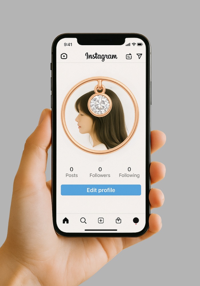 【アイコンリング】ピンクゴールド|透過PNG|4点セット|リボン・ダイヤ・カラーストーン・ハート|大人ガーリー