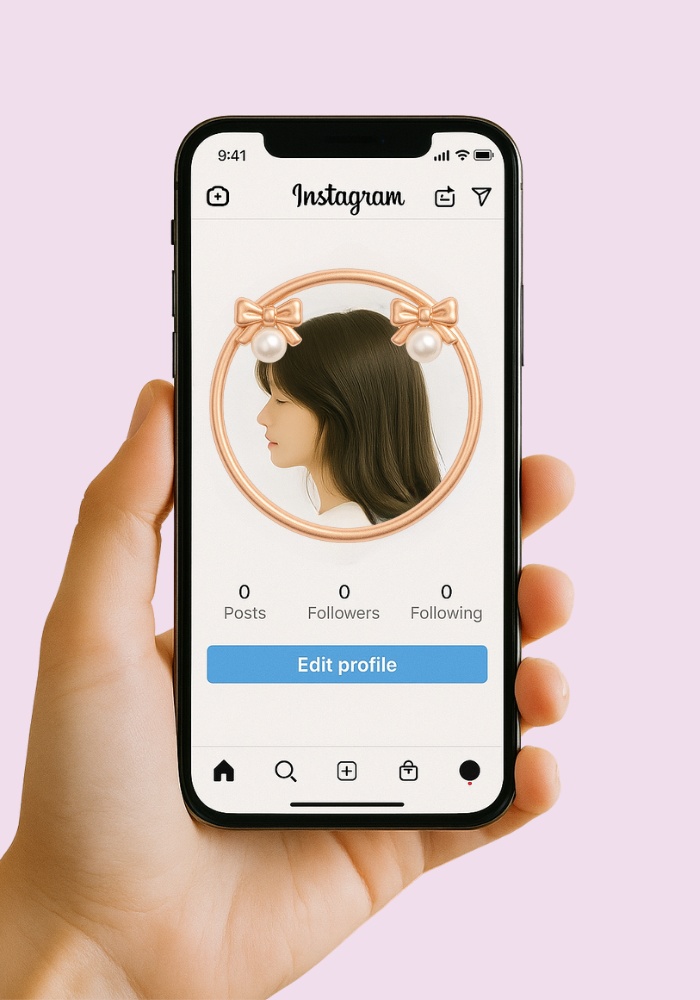 【アイコンリング】ピンクゴールド|透過PNG|4点セット|リボン・ダイヤ・カラーストーン・ハート|大人ガーリー