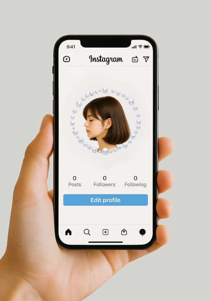 ジュエリー風アイコンオーバーレイ 4点セット 宝石・パール|重ね付け対応・上品キラキラ PNG