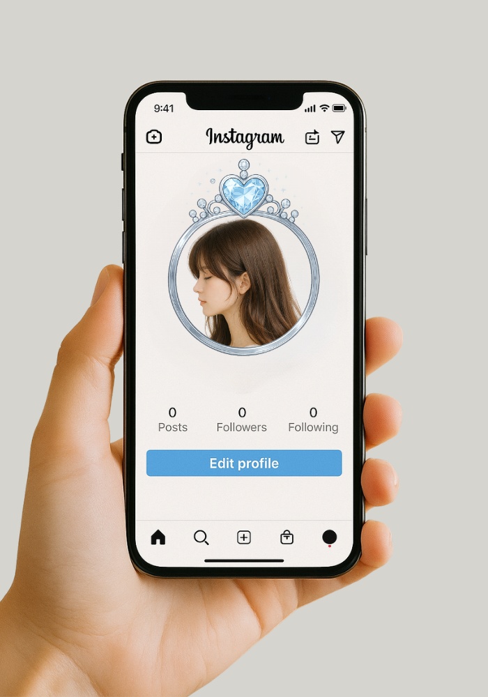 うるちゅるハート&ジュエルリング アイコン用リングオーバーレイ 3点セット