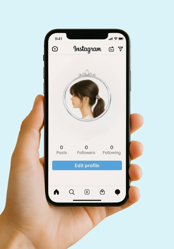 プリンセス アイコンリング 7点セット (リボン・パール・ティアラ|上品デザイン)