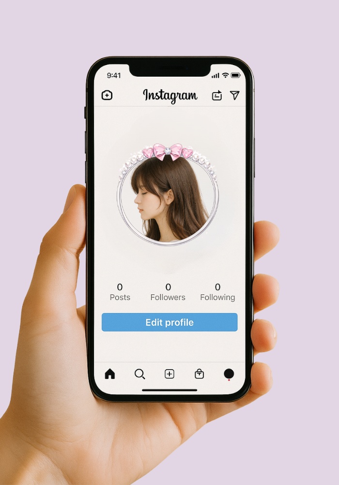 プリンセス アイコンリング 4点セット (リボン・パール・ハート)