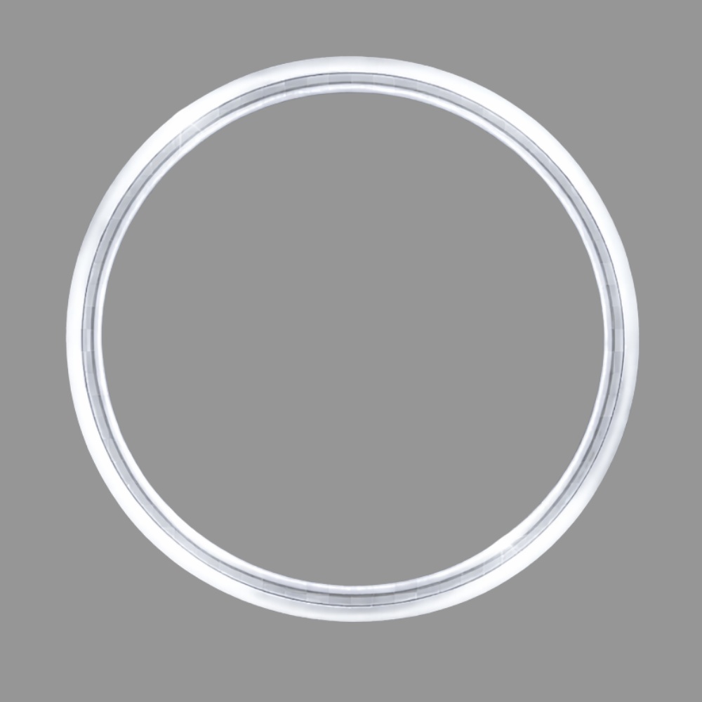 【無料】ソフトグロウ・クリアベースリング|アイコン用フレーム PNG