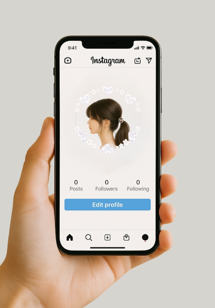 うるちゅるハート アイコンリング 4点セット ― パール・フラワー・ジュエル オーバーレイ ―