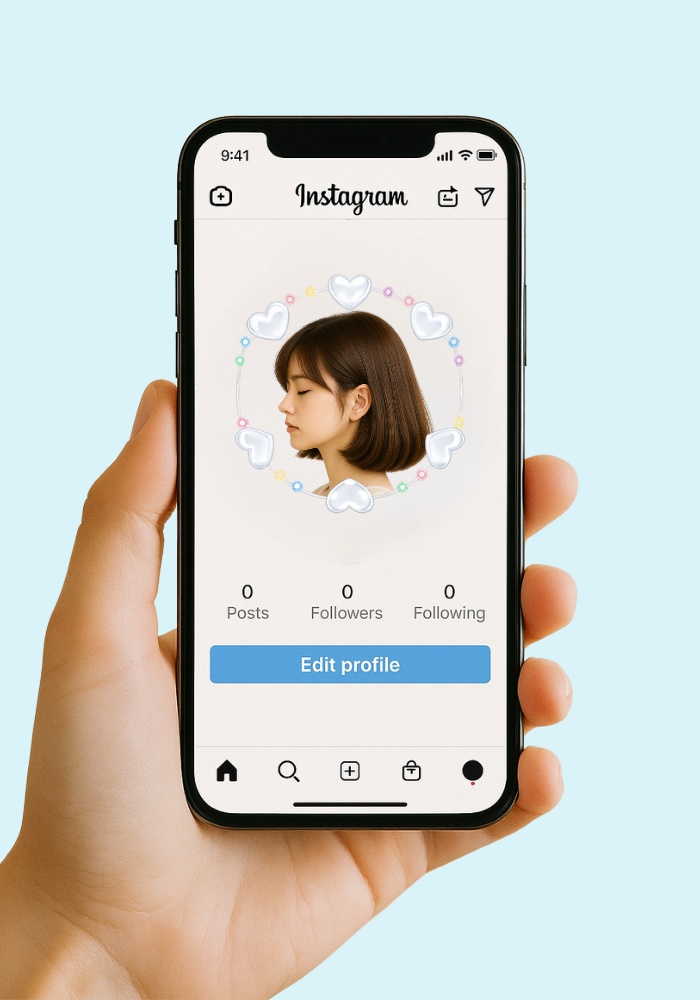 うるちゅるハート アイコンリング 4点セット ― パール・フラワー・ジュエル オーバーレイ ―