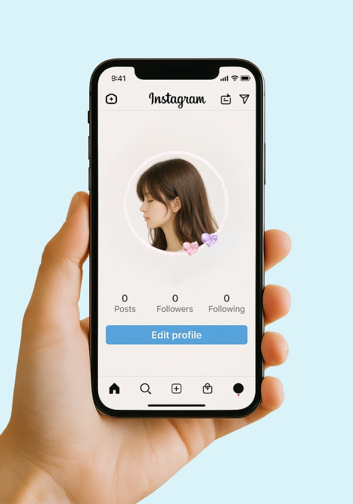 上品ガーリー 重ね用アイコン素材 8点セット|ソフトグロウ・パール・ガラスハート・ジュエル