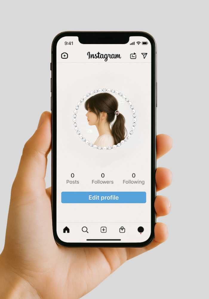ロイヤル プリンセス アイコンリング 4点セット|シルバー パール&ダイヤ