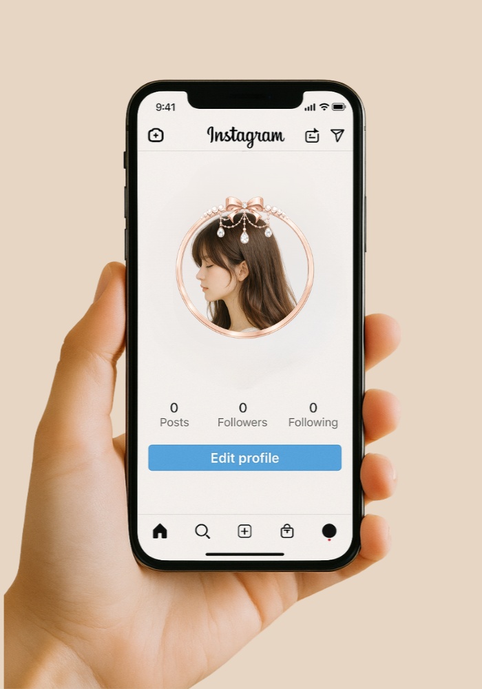 ローズゴールドカラーのアイコンリング4点セット|リボン・フラワー・パール・ジュエル