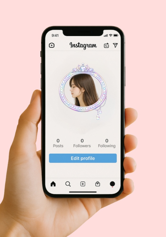 プリンセスハート&パール アイコンリング 4点セット