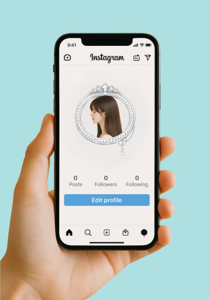 プリンセスハート&パール アイコンリング 4点セット