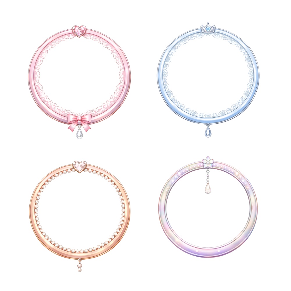 ロイヤルプリンセス アイコンリング 4点セット|上品×透明感×ジュエリー装飾