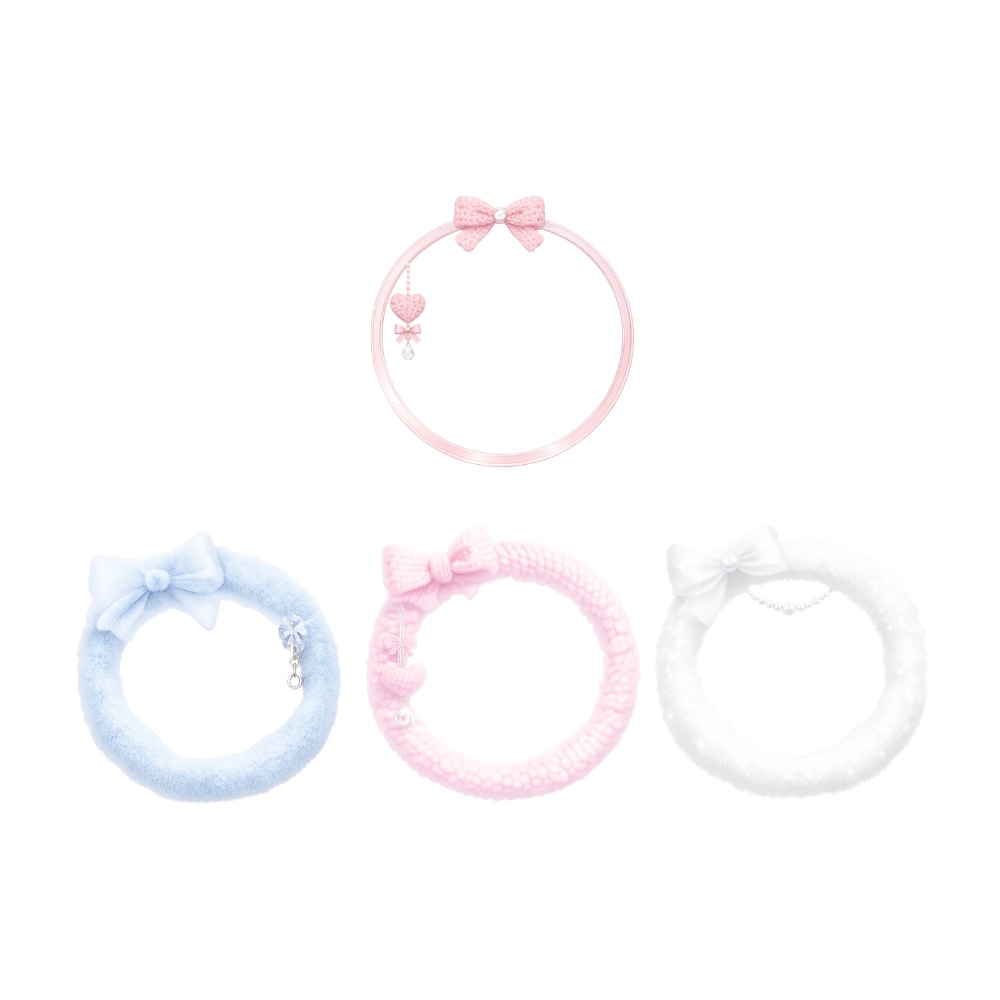 もこもこ冬姫アイコンリング 4点セット