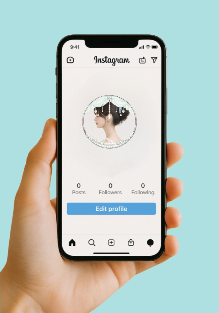 【アイコンリング】レースカーテン&ハートジュエル アイコンリング 5点セット|透過PNG|ブライダル・プリンセス|雫パール SNSアイコン用 フレーム素材