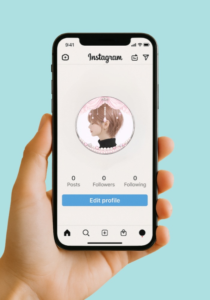 【アイコンリング】レースカーテン&ハートジュエル アイコンリング 5点セット|透過PNG|ブライダル・プリンセス|雫パール SNSアイコン用 フレーム素材