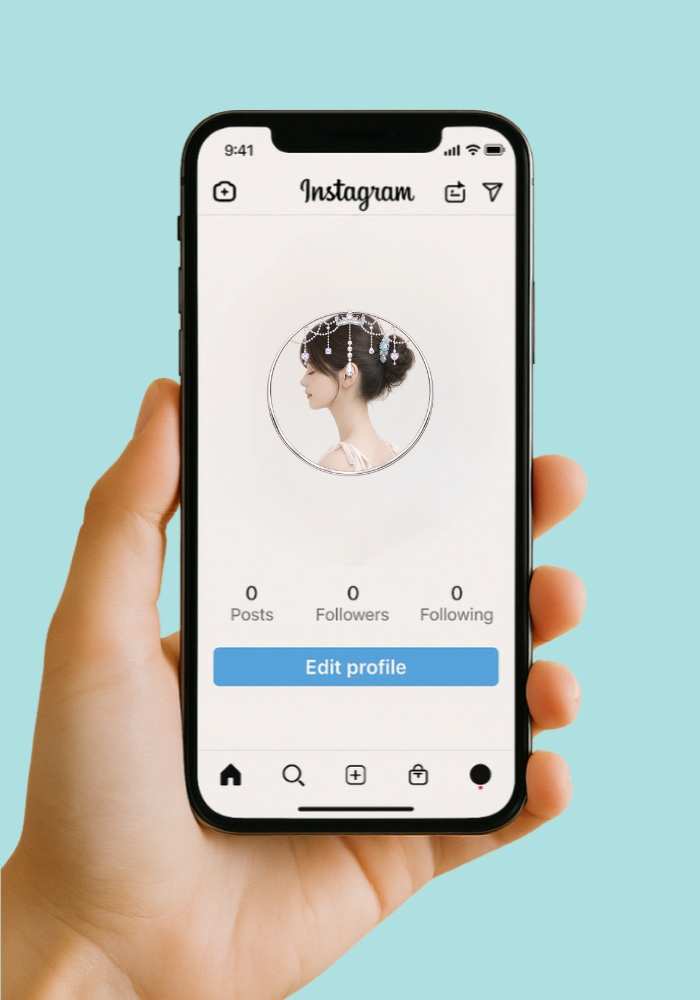 【アイコンリング】ハート&リボン ジュエル アイコンリング 4点セット|透過PNG|プリンセス・ガーリー
