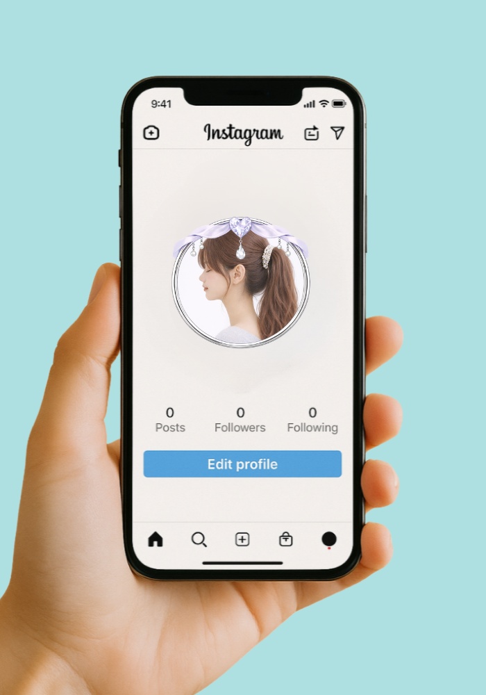 アイコンリング】ハートリボン&雫ジュエル アイコンリング 4点セット|透過PNG|シンプルガーリー・ブライダル