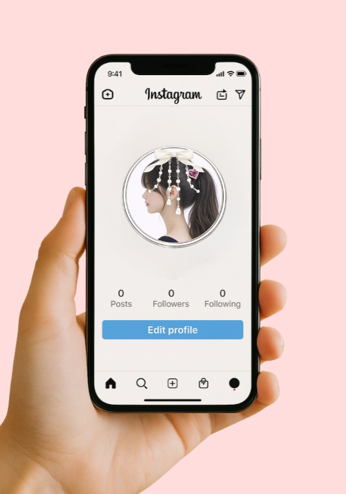 【アイコンリング】ジュエルガーランド アイコンリング 4点セット|透過PNG|上品プリンセス・ブライダル|雫宝石