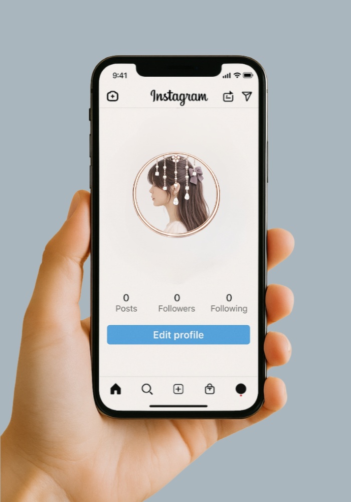 【アイコンリング】オーロラ雫&ハートガーランド アイコンリング4点セット|透明感ジュエリー・ガーリー装飾・透過PNG
