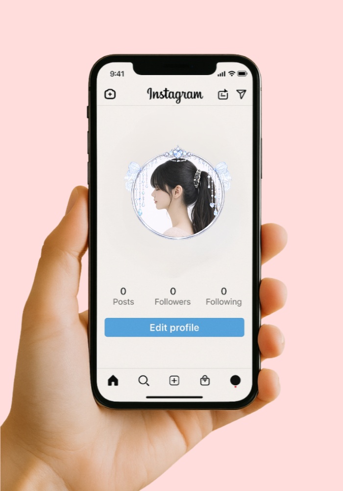 【アイコンリング】プリンセスリボン&ハート アイコンリング5点セット|パステルジュエリー・透明感・上品ガーリー透過 PNG