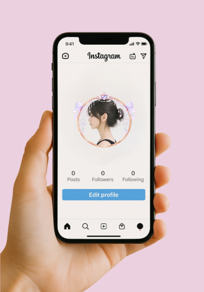 【アイコンリング】プリンセスリボン&ハート アイコンリング5点セット|パステルジュエリー・透明感・上品ガーリー透過 PNG