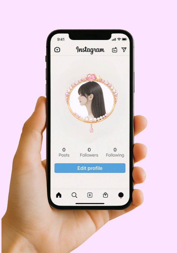 【アイコンリング】ティアラ&パール ジュエリーアイコンリング 4点セット|ブライダル・姫系・高見えフレーム