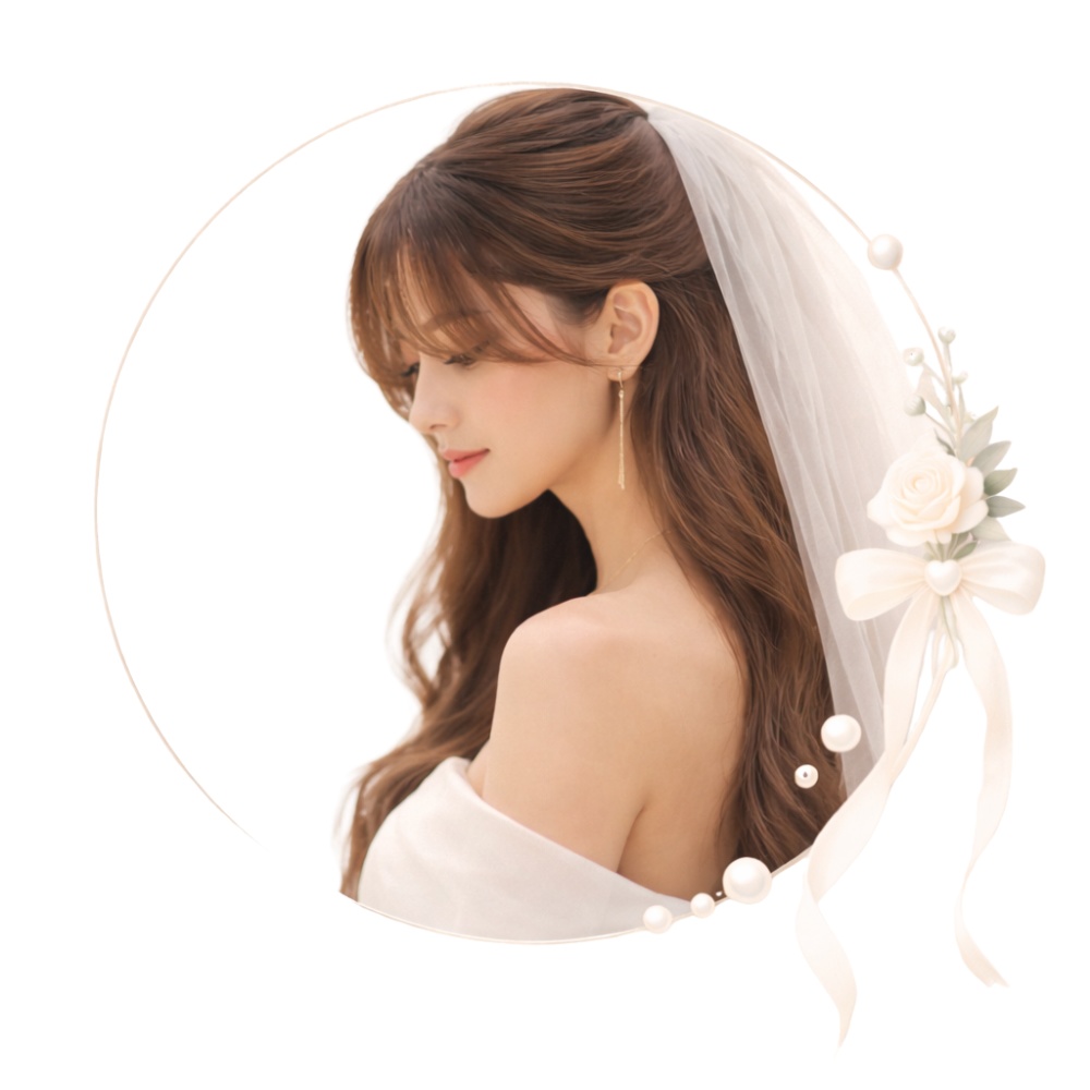 【ブライダルフレーム12点セット】上品フラワー&パール|結婚式・招待状・ウェルカムスペース用PNG素材