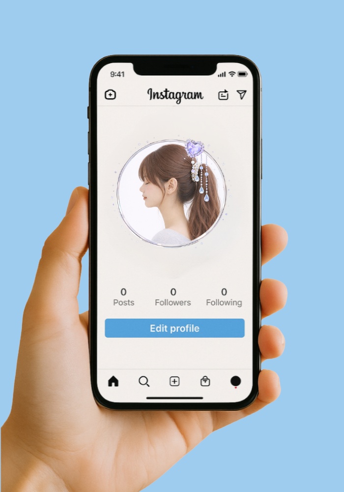 【アイコンリング】パステルクリスタルハート アイコンリング4点セット|上品・清楚・透明感