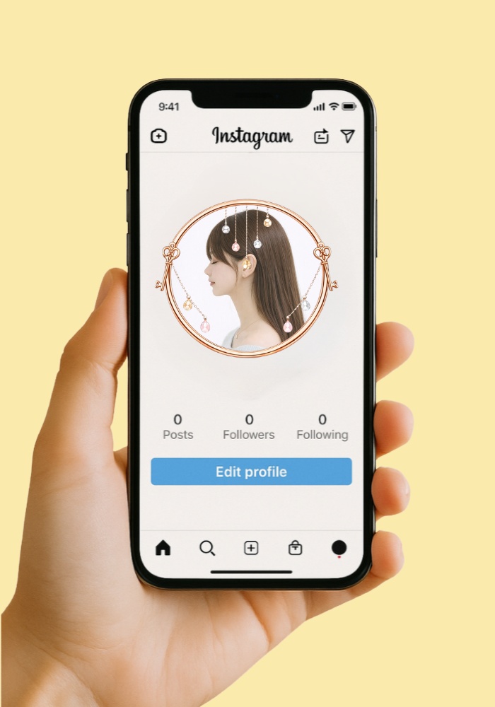 【アイコンリング】プリンセスリボン&パール アイコンリング4点セット|上品ガーリー・透明感