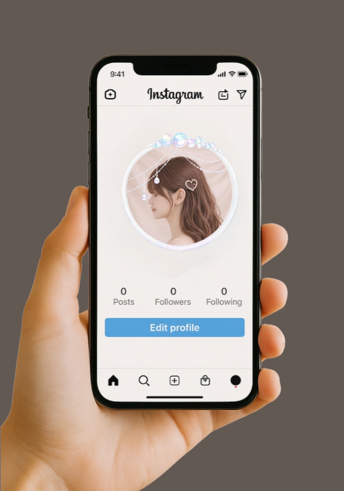 【アイコンリング】ミルキーハート&パール アイコンリング4点セット|淡色・透明感・ガーリー