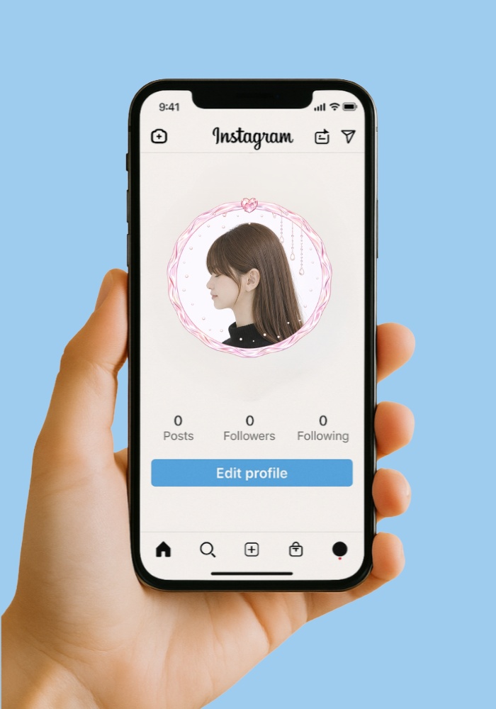 【アイコンリング】オーロラハート・クリスタルヴェール|清楚系アイコンリング4点セット