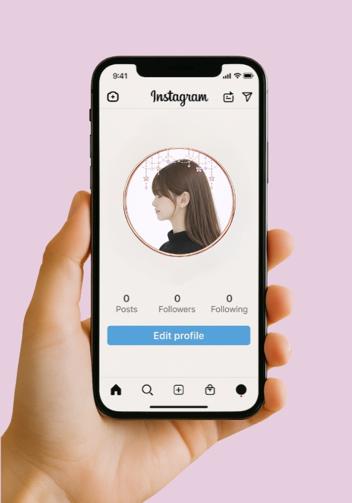 【アイコンリング】王冠×星モチーフ ロイヤル姫系4点セット|透過PNG Transparent PNG