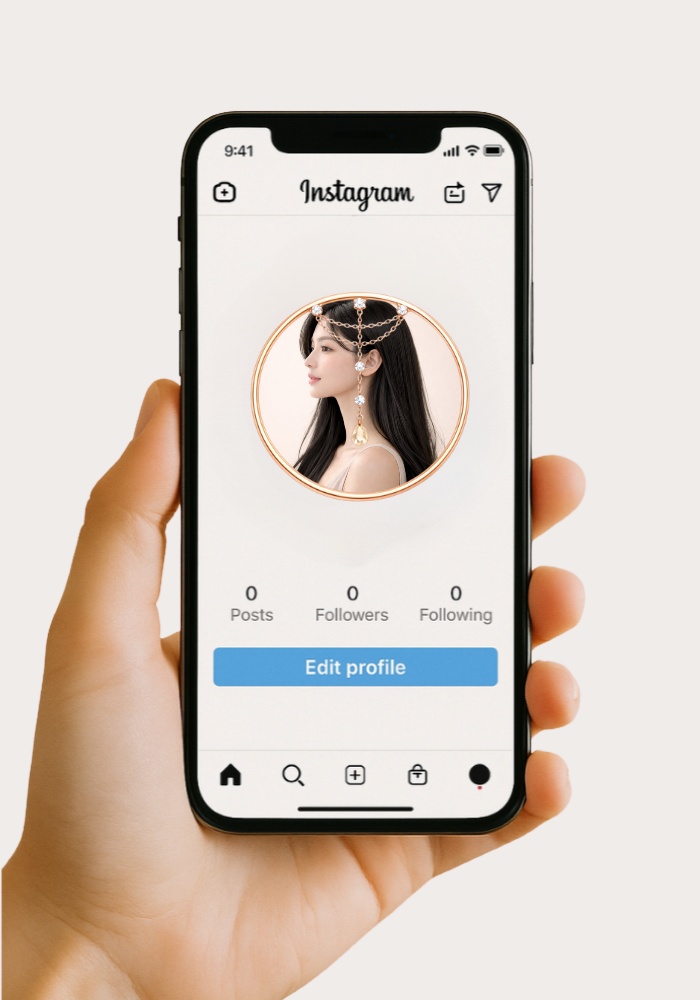 【アイコンリング】ジュエルドロップ揺れ装飾4点セット|透過PNG