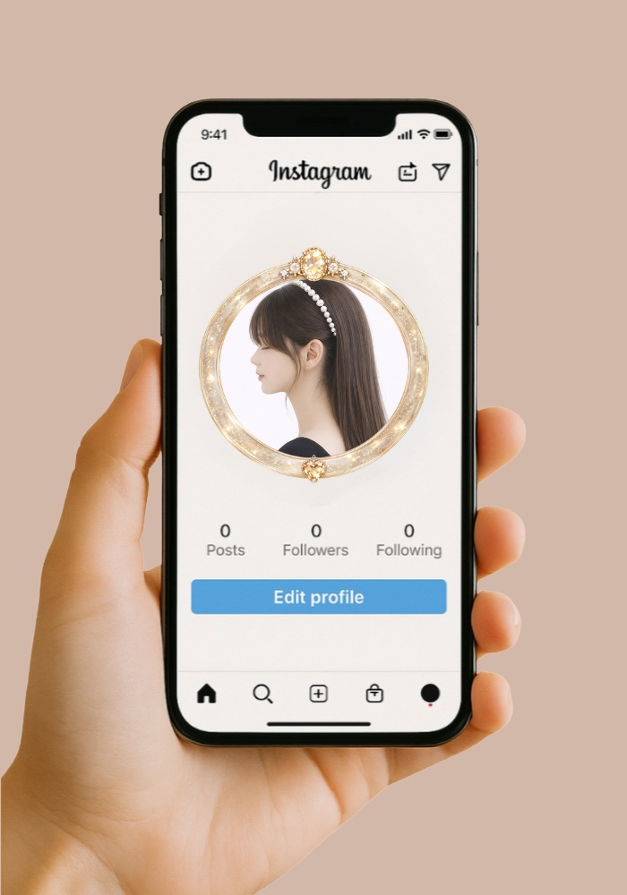 【アイコンリング】カラージュエルハートリング7点セット 透過PNG