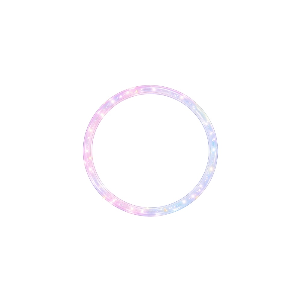 【無料配布】【アイコンリング】ゆめかわオーロラジュエルリング(透過PNG)無料配布