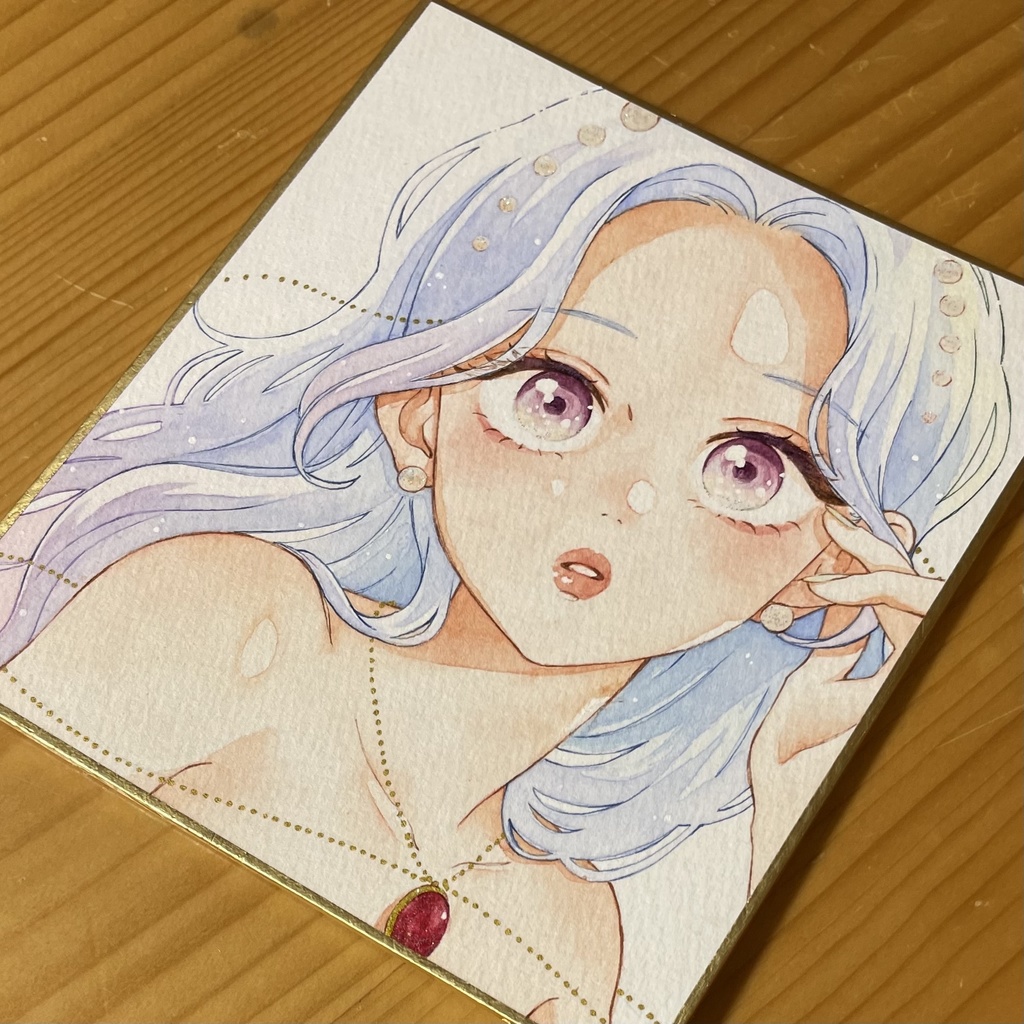 【透明水彩】 マーメイド