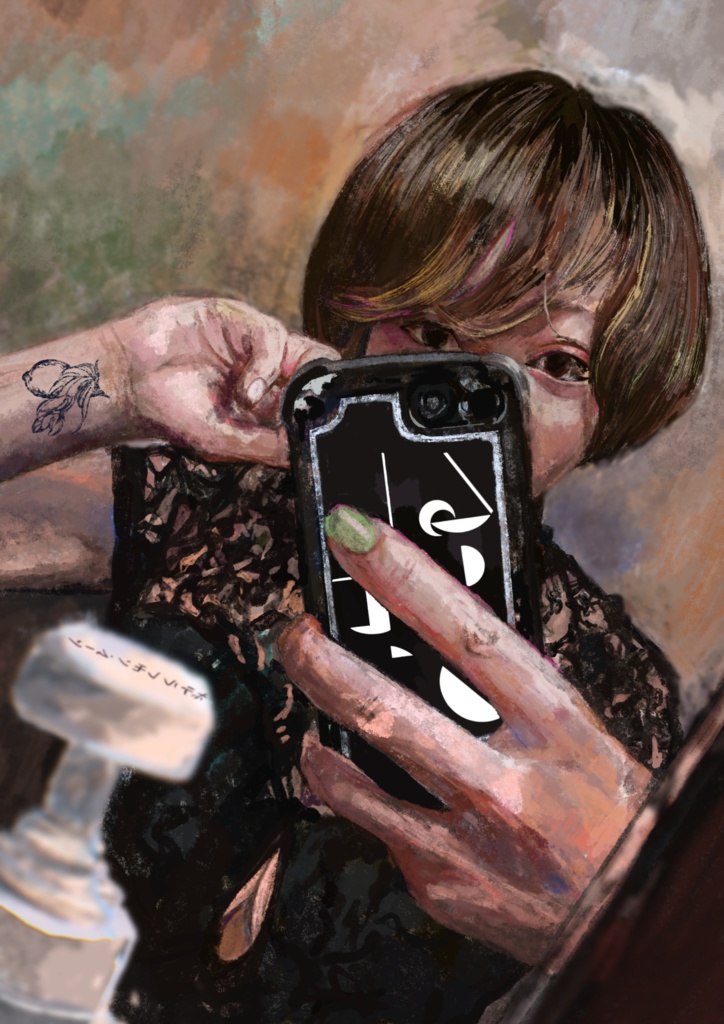 レモンムーンポストカード