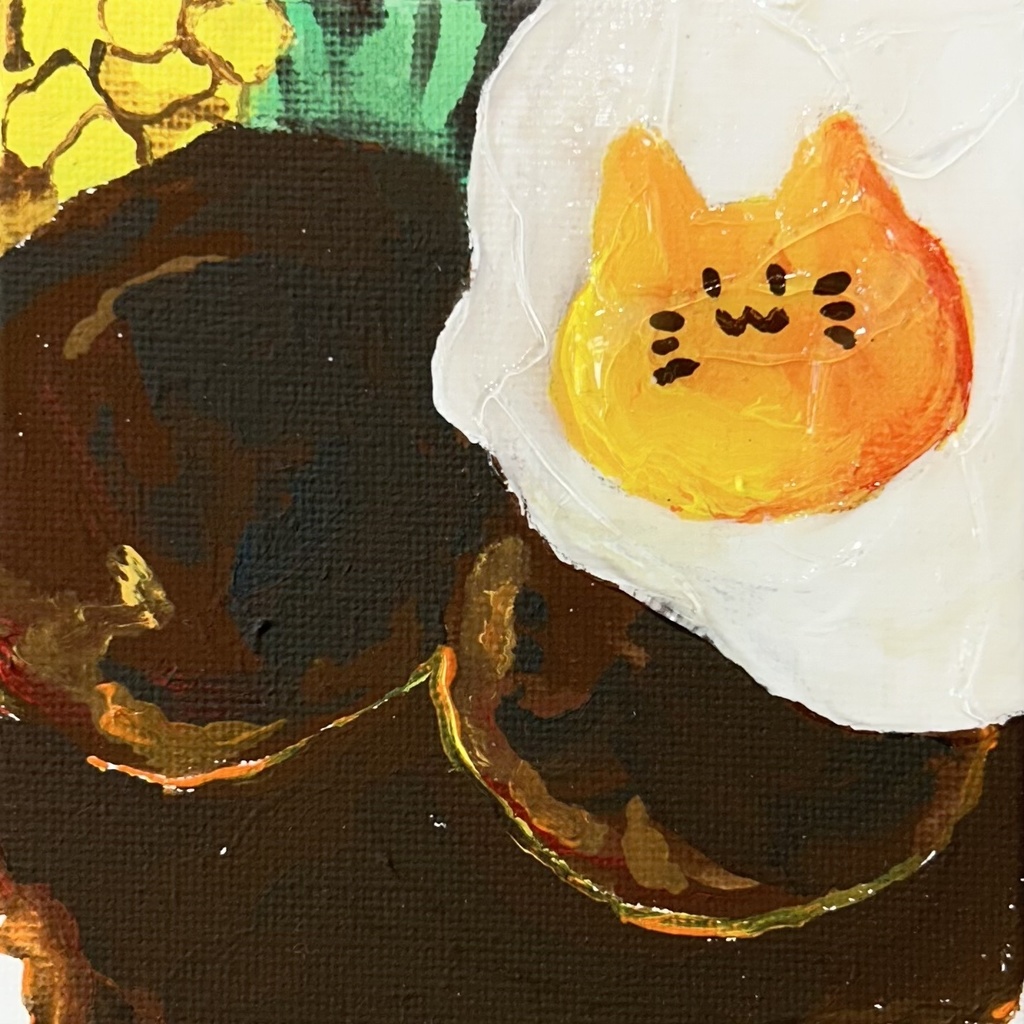 目玉焼きねこちゃんハンバーグ