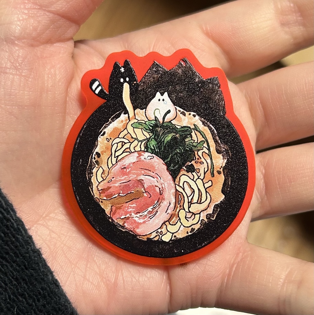 ラーメンピンバッジ