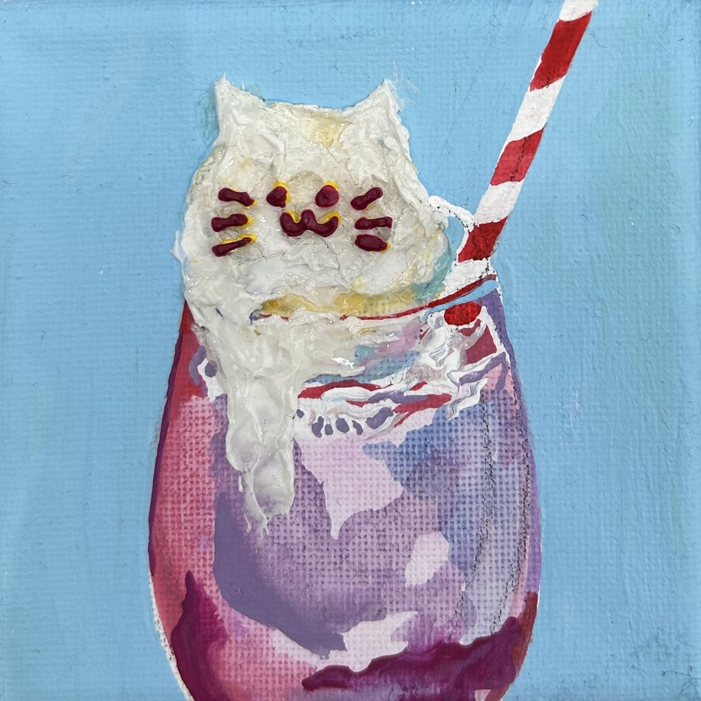 クリームソーダピンクねこちゃん