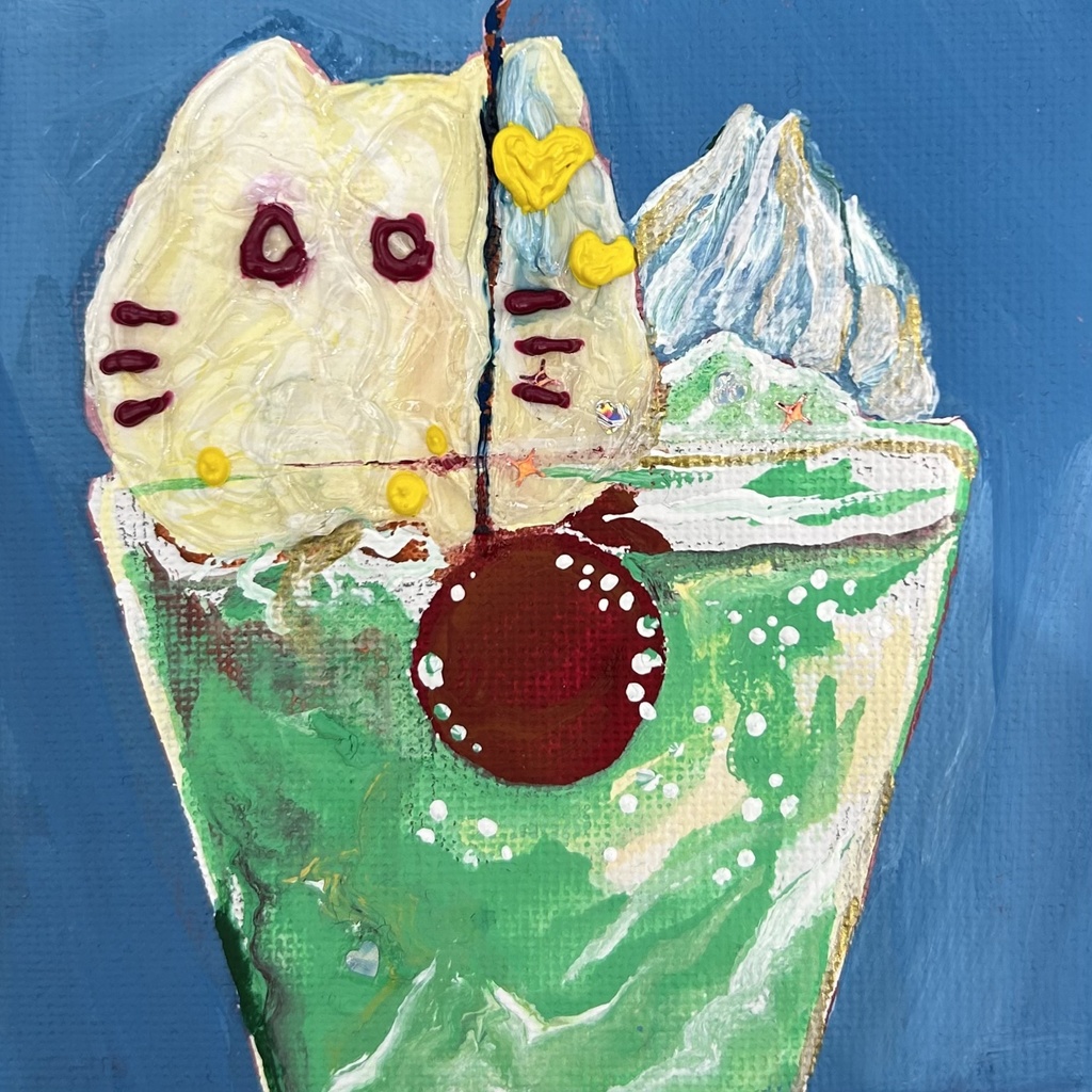 キラキラクリームソーダねこちゃん
