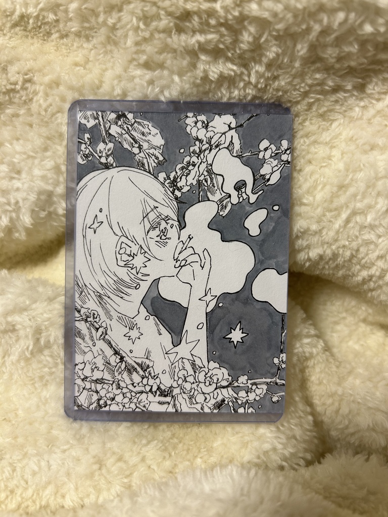 ドローイング:線香花火