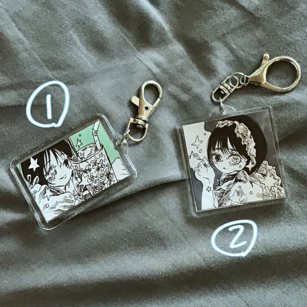 メイド原画キーホルダー