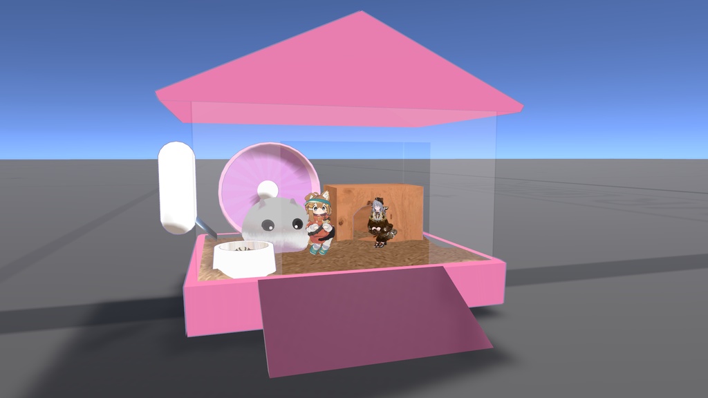 自動で身長を変えるトリガーギミック